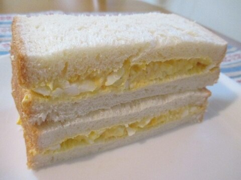 濃厚～♪クリームチーズと卵のサンドイッチ